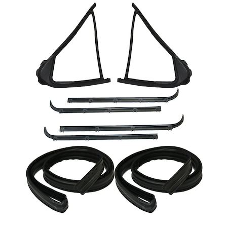Fairchild Industries Kf4926 - 1992-1996 Bronco 8 Pc Weatherstrip Kit KF4926